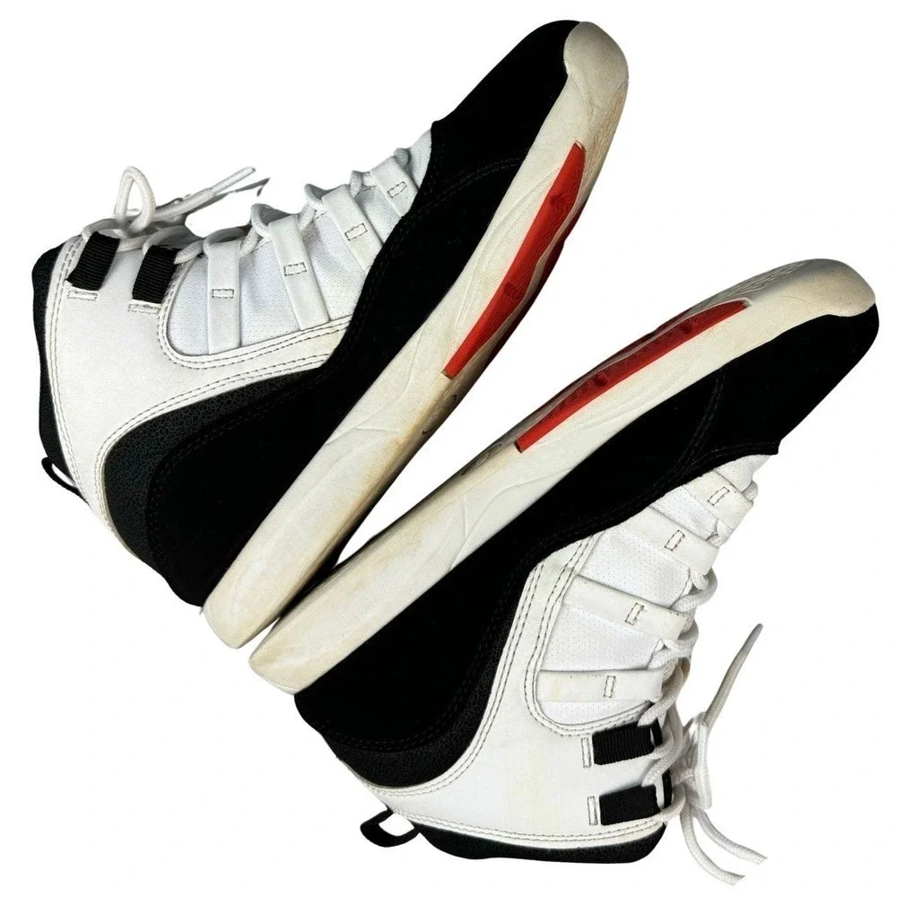 Shaq Basketball Retro Athletic Sneakers Shoes‎ Red Black White Size Youths 5.5 D
